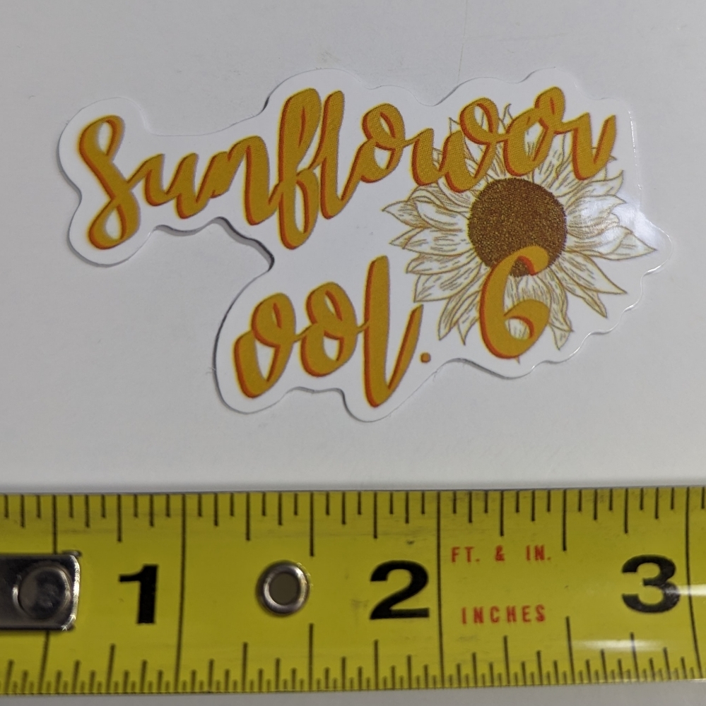 Sunflower Sticker - Picture 2 of 2